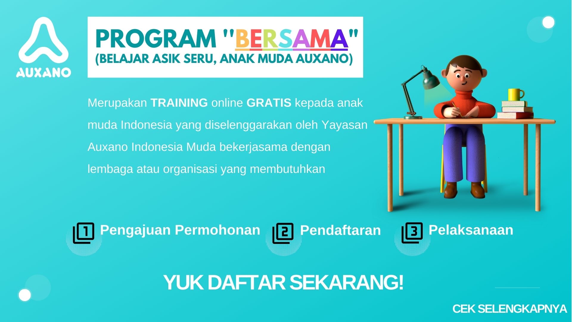 BERSAMA (Belajar Asik Seru, Anak Muda Auxano)